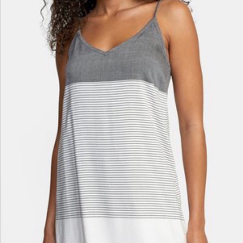 RVCA Oddessy striped mini dress